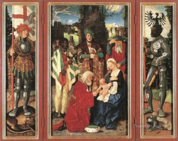 do Lienzo - Adoración de los Magos pintor renacentista Hans Baldung